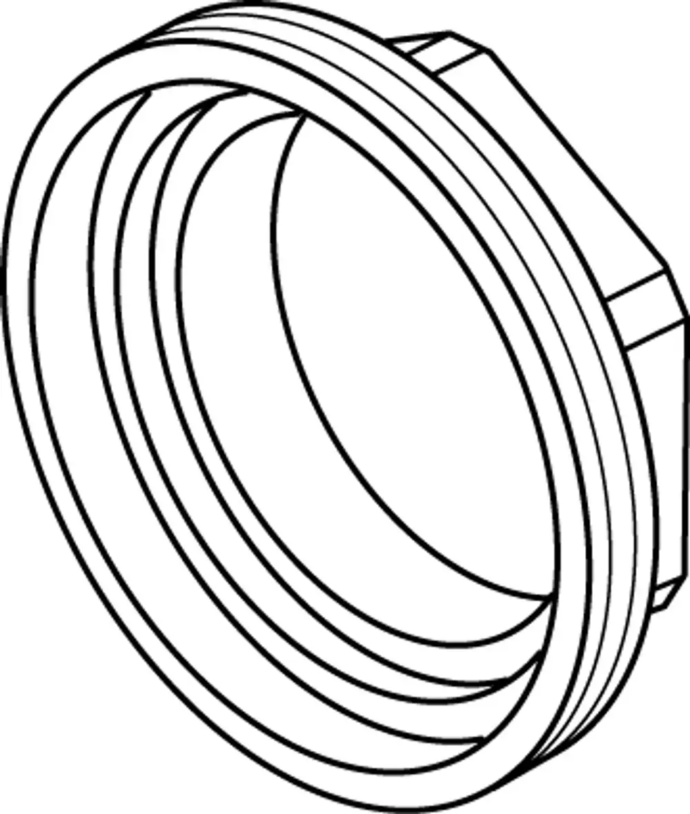 Gewindering von Ideal Standard mit mehreren Rillen, zeigt eine zylindrische Form und eine durchgehende Kante für eine sichere Verbindung.